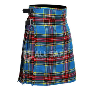 สายรัดผ้าพรีเมี่ยมสำหรับผู้ชายกระโปรงสก็อตแบบดั้งเดิมทำด้วยมืออัดจีบด้านหลังปรับได้หัวเข็มขัดแบบดั้งเดิมราคาโรงงาน - Product Image 1