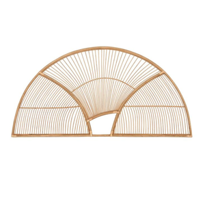 Best Price Natural <b>Rattan</b> <b>Bed</b> Headboard Farmhouse Wall Mounted Headboard for Bedroom Made by Vietnamese Artisans - Product Image 1