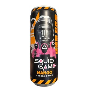 Bebida energética con sabor a mango de juego de calamar superventas 330ml para venta minorista de supermercado OEM etiqueta privada al por mayor - Product Image 4