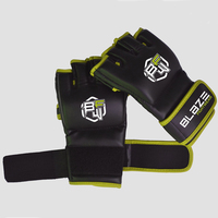 Gants de grappin de haute qualité 4oz UFC MMA mitaines de frappe à paume ouverte en gros entraînement Sparring imprimé Taekwondo Muay gants