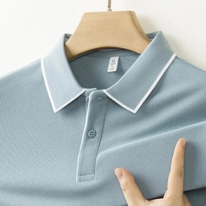 เสื้อเชิ้ตผู้ชายพรีเมียมทรงเข้ารูป ผ้าฝ้ายถัก 100% กันยับ ปักลายพิมพ์ สำหรับใส่ในกระเป๋าเสื้อ แขนสั้นคลาสสิก สไตล์ลำลองสปอร์ต - Product Image 3