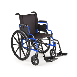 מתקפל אבקת פלדה מצופה מסגרת ידנית מרוממת רגל גלגלים - Product Image 4