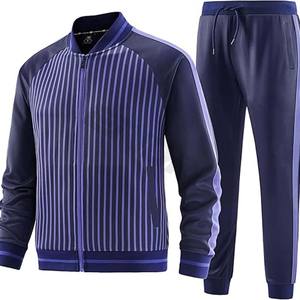 Trajes de chándal con cremallera completa y Jersey de talla XXL unisex, conjuntos transpirables y resistentes al viento con estampado polar de invierno - Product Image 2