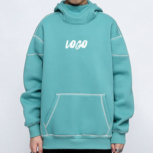 Sweat-shirts à capuche pour hommes en coton lourd de qualité supérieure, personnalisables, à impression unie, grande taille, pull-over de luxe, sweat-shirt à capuche vierge pour hommes - Product Image 2