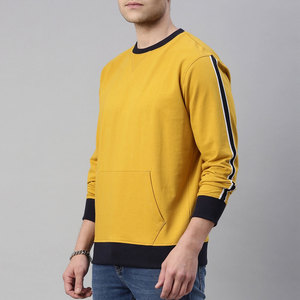 Nuevas sudaderas de precio más barato para hombres, Sudadera de cuello redondo Unisex de punto, sudaderas de cuello redondo de gran tamaño con bordado personalizado - Product Image 2