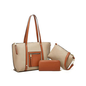 4pcs Clutch Wallets Satchel Shoulder Crossbody Bags Women's Pu Leather Tote Purse Handbags <b>Set</b> High Quality for Women - Product Image 1