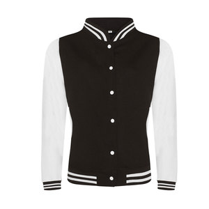 Chaqueta universitaria acolchada personalizada para hombre al por mayor, nuevo diseño a la moda con material auténtico, lona a precio bajo, estilo callejero - Product Image 4