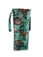 Sac fourre-tout ouvert à l'épaule en coton 100% imprimé à la main avec des motifs floraux pour femmes