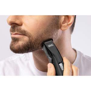 Tondeuse à moustache et barbe réglable en acier inoxydable, alimentation filaire/USB/électrique, rasoir IPX7, outil de coiffage/tondage/pour le nez/à raser, US - Product Image 1