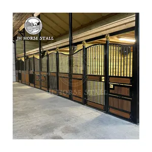 E08 10 12 14FT Portable Heat Treated Density Bamboo Easy to Install Horse Box horse stall stables
