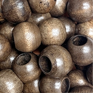 พวงกุญแจไม้กลมทำมือลายหัวใจ ชุดหลายชิ้น สำหรับเทศกาลอีสเตอร์ พิธีบัพติศมา และโอกาสเปิดเทอม - งานฝีมืออินเดีย - Product Image 3