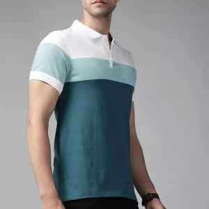 Camisas de Hombre al por Mayor, Personalizadas, 100% Algodón, Sólidas, ODM, de Secado Rápido, Transpirables, Ajustadas, Casuales, de Manga Corta, Tejidas - Product Image 2