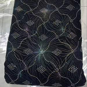 Toub Sudanés para Mujer al por Mayor de Fábrica, Alta Calidad, Estampado Budra con Pedrería, Thobe Sudanés, Vestido Sudanés de Voile para Mujer - Product Image 2