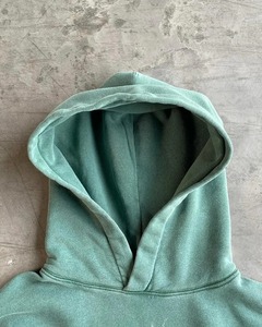 Sweat-shirts à capuche épais et surdimensionnés pour hommes avec fermeture éclair et poches, en molleton 100 % coton, respirants, séchage rapide, épaules tombantes - Product Image 5