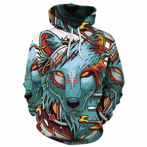 Venta al por mayor nuevo personalizado de alta calidad de lana completa de tinte de la sublimación sudaderas con capucha para los hombres para el invierno - Product Image 1