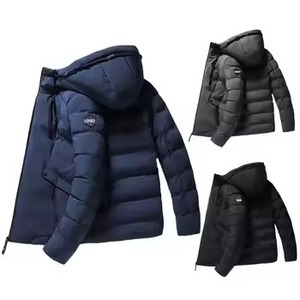 Wholesale Custom Men's Stand Collar Winter <b>Waterproof</b> <b>Padded</b> Bubble <b>Jacket</b> Quilted Outdoor Custom Puffer <b>Jacket</b> Men - Product Image 6
