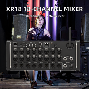 Цифровой аудиомикшер XR12/XR18, 18 каналов, звуковой контроллер со встроенным модулем Wi-Fi/USB, стереофоническое аудиооборудование - Product Image 1
