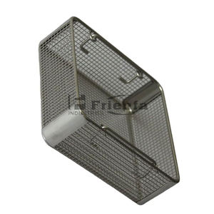 Cestas de esterilización de malla de alambre hechas de material de acero inoxidable Cestas de esterilización de malla de alambre de calidad alemana - Product Image 4
