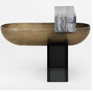 Handmade Customized Stylished Brass Aluminum Decorative Bowl Premium Finished Hotel Serving Bowls Home and <b>Table</b> Decoration - Product Image 4