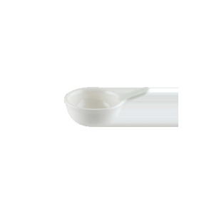 Optiva Mini Plat à sauce en porcelaine de 6 cm pour servir des coupelles de trempette ou de la sauce soja – Plat de service élégant - Product Image 1