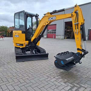 Miniexcavadora JCB 26C-1 de 2.6 Toneladas con Ruedas Compactas, Motor Diésel, Sistema Hidráulico Bosch, Motor y Bomba de Alta Eficiencia - Product Image 1