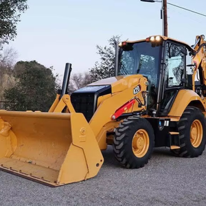 Chargeuse sur pneus CAT 420F haute puissance, chargeuse rétro, excellent état, occasion, système hydraulique Moog, garantie de 2 ans - Product Image 1