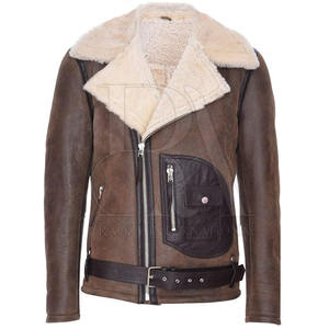 แจ็กเก็ตหนังแท้คลาสสิกสำหรับผู้ชายมีขนาดสีและดีไซน์ตามสั่งและมีจำหน่าย - Product Image 1