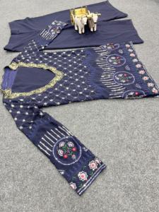 เดรสลำลองปักลายดอกไม้คลาสสิกสำหรับผู้หญิงดีไซน์ยาวถึงเข่าสั้นพร้อมเลื่อม100% ผ้าฝ้ายทอฟรีไซส์ - Product Image 6