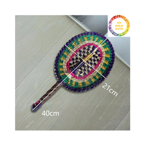 Vietnam Handmade Seagrass <b>Wall</b> <b>Fan</b> for Boho <b>Decor</b> Eco Home Accessories Natural Style Wholesale Supply - Product Image 1