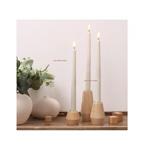 2024 New Wooden Candle Stand Products Tall Round Cylinder Floor Candle Holder Vase for Wedding Event Luxury Home Decorations - Product Image 5