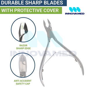 Removedor de acero inoxidable para la piel muerta y el cuidado de las uñas, pinza para cutículas y herramienta profesional de manicura, buen proveedor, agarre fácil y duradero - Product Image 3