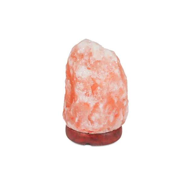 Lampu garam kristal Himalaya Murni 100% berkelas atas dalam desain ukiran indah lampu garam kristal merah muda log kustom Himalaya