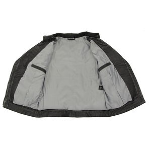 Chaqueta de Motociclista de Cuero Genuino para Mujer, Negra, con Remaches, Cierre de Cremallera, Cuello Camisero, Piel de Oveja, Diseño Personalizado de Primera Calidad - Product Image 6