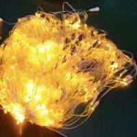 Innen/Außen IP44 bewertet Warmweiß LED Net Mesh Lichter Weihnachts feier Dekorative Bush Tree Zaun Balkon Garten Connect able