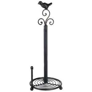 Soporte de papel de cocina de remolino de hierro forjado - Product Image 2