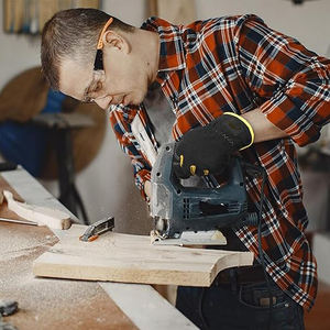 Gants de jardinage en cuir pour hommes, gants de travail utilitaires pour le jardinage, le jardinage, la construction, la mécanique - Product Image 3