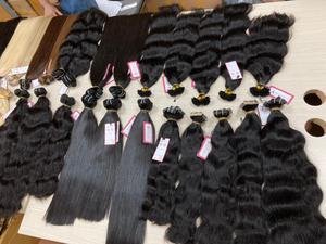 ช่อผมตรง/หยัก/หยิกแบบเวียดนาม,ผมถักแบบคู่จากผู้ขายกัมพูชามาเลเซียแบบไม่พันกัน - Product Image 3