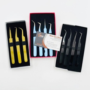 Pinzas para Extensión de Pestañas de Acero Inoxidable Sostenible con Nanotecnología, Estilo Nuevo, Precio al por Mayor, Pinzas de Agarre Nano para Volumen de Fibra - Product Image 2