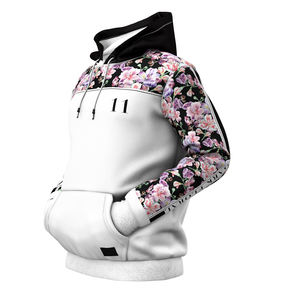 เสื้อฮู้ดและสเวตเชิ้ตพิมพ์ถ่ายโอนความร้อนดิจิตอลกราฟิกแบบกำหนดเองขนาดพลัสไซส์ระบายอากาศได้3D - Product Image 5