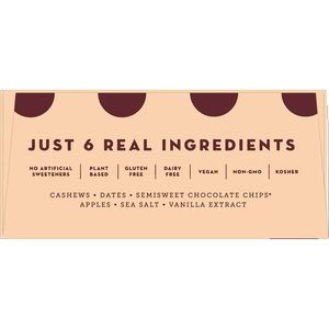 Larabar Chocolate Chip Cookie Dough, Fruit and Nut <b>Bars</b>, Gluten Free and Vegan, 19.2 oz, 12 Ct - Product Image 2