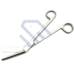 Ciseaux à badges en acier inoxydable, instruments chirurgicaux, instruments chirurgicaux à source d'alimentation manuelle, ensemble d'instruments de neurochirurgie - Product Image 1