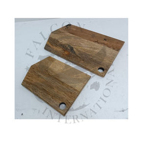 Planche à découper économique personnalisée en usine Bloc à découper en bois de manguier naturel avec outil d'affûtage pour ustensiles de cuisine 2 acheteurs - Product Image 1