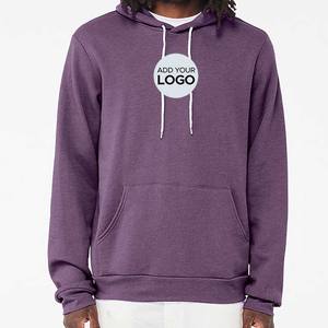 Sweat-shirt à capuche pour homme IND4000 Gris chiné - Product Image 4