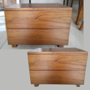 Tables de jardin, taille 50x40x45, en teck ancien de qualité, portables, hauteur réglable, plus économiques - Product Image 4