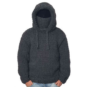 Premium Blank <b>Sherpa</b> <b>Hoodie</b> for <b>Men</b> High Quality Winter Heavyweight Cotton Blended Bulk Custom Option Embroidered Oversized - Product Image 1