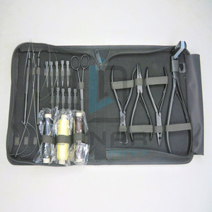 Lunar Offing ชุดอุปกรณ์ต่อผมสีดำด้านพร้อมคีมต่อผมสแตนเลสอเนกประสงค์ - Product Image 6