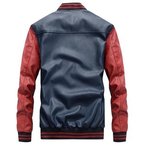 Chaqueta de cuero japonesa coreana informal para hombre, camiseta de béisbol cómoda, ropa superior hecha de lona, nuevo diseño de moda - Product Image 2