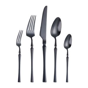 Juego de Cubiertos Negro Mate de Alta Calidad, Elegante Cubertería con Cuchara, Tenedor y Cuchillo para Fiestas, Eventos y Regalos - Product Image 4