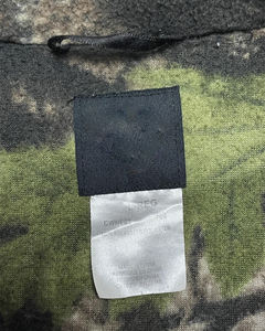 Mens Forest Oak Leaf Camo Fleece Jacket Realistic Green Brown Tree Pattern Full Zip Technical <b>Hunting</b> Gear Lightweight Outdoor - Product Image 6