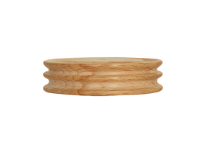 Outil de source d'alimentation manuelle de forme ronde à double rainure en bois massif à vendre - Product Image 2